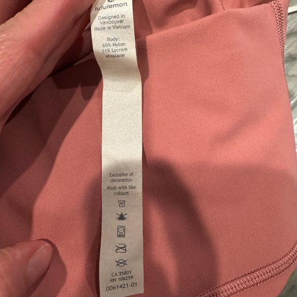 lululemon Align™ High-Rise Pant 28" in soft pink color size 4. - Picture 10 of 14